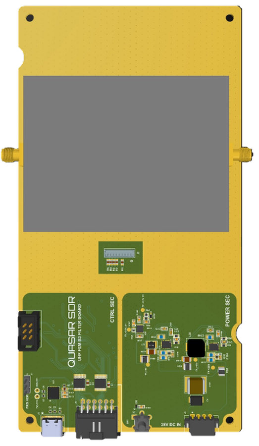 B3 — High Power Harmonic Filter Bank top-view PCB